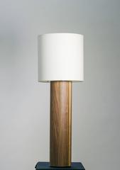 Table Lamp in Walnut by Tinatin Kilaberidze
