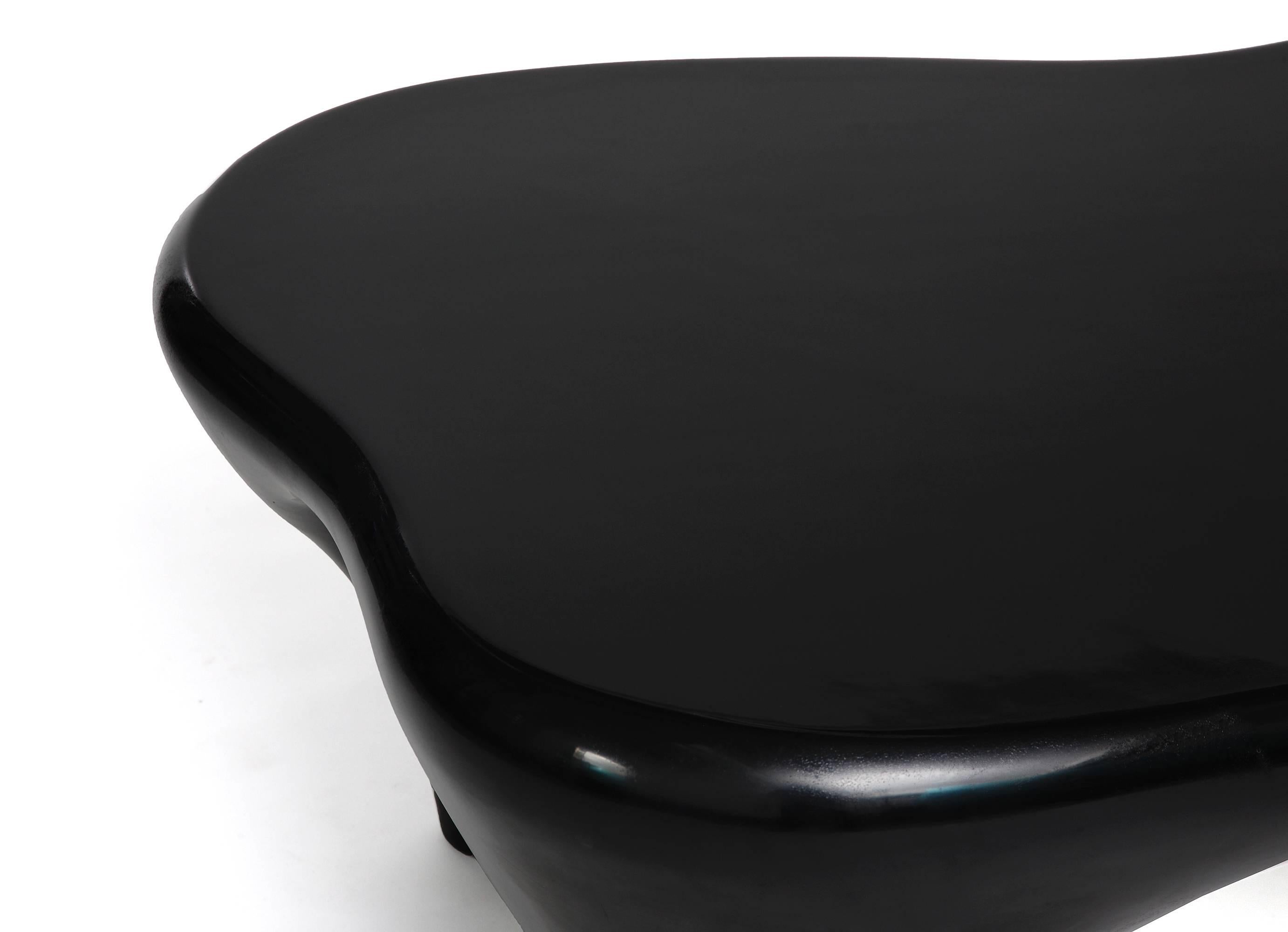 Contemporary Hand Lacquer Sculptural Coffee Table by Jacques Jarrige, 2015 For Sale