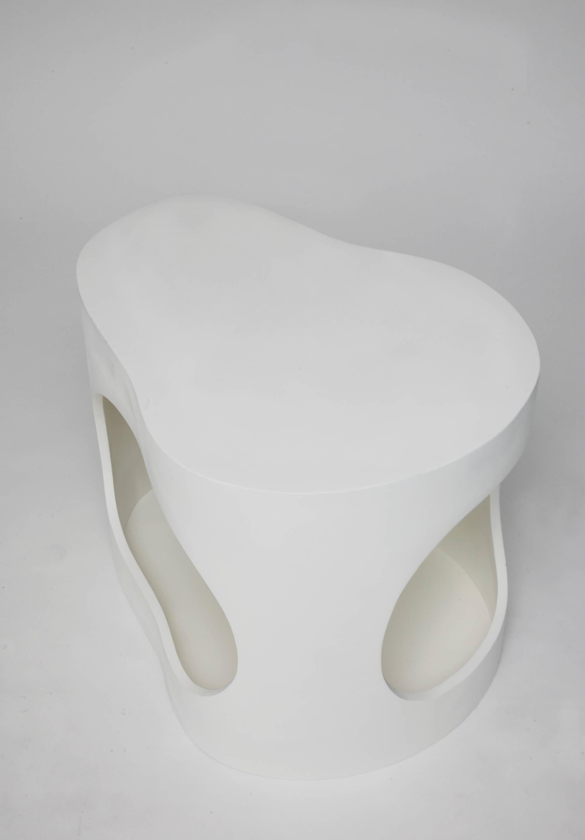 Lacquered Pair of Cloud Side Tables by Jacques Jarrige, 2015 For Sale