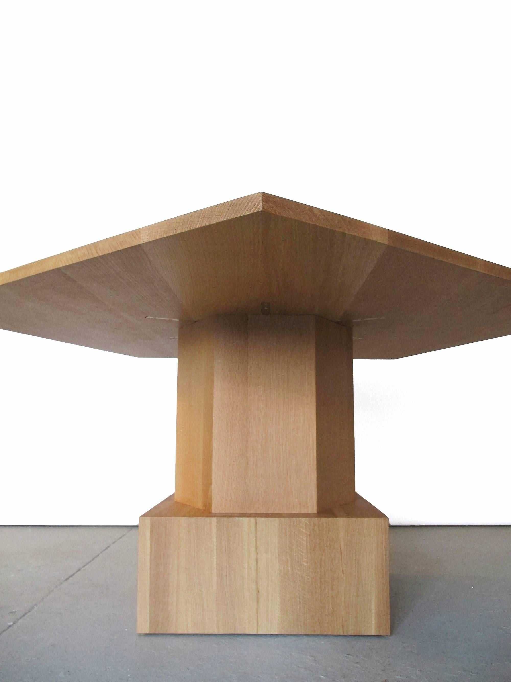 Walnut Dining or Center Table by Tinatin Kilaberidze For Sale 1