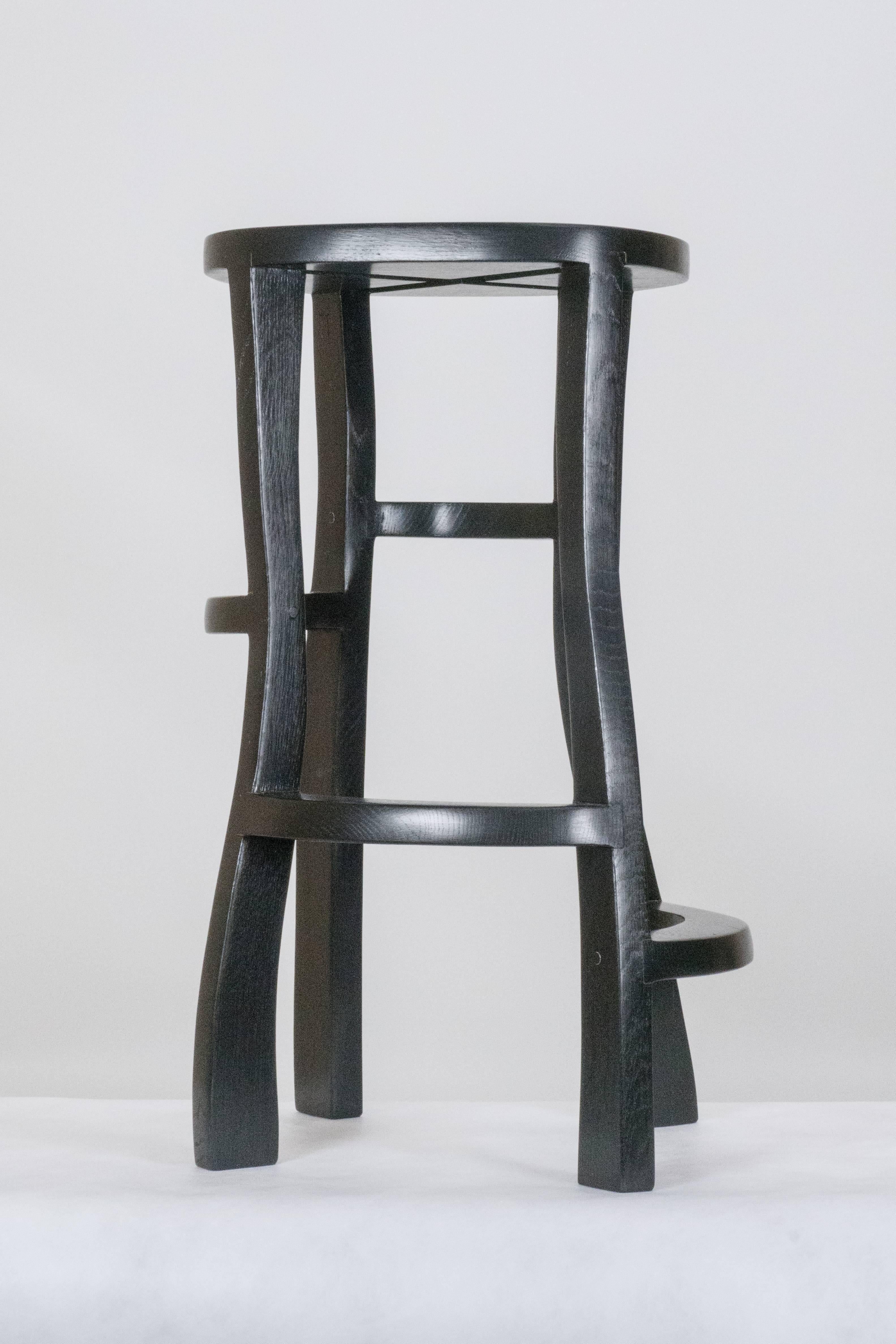 sculptural bar stool