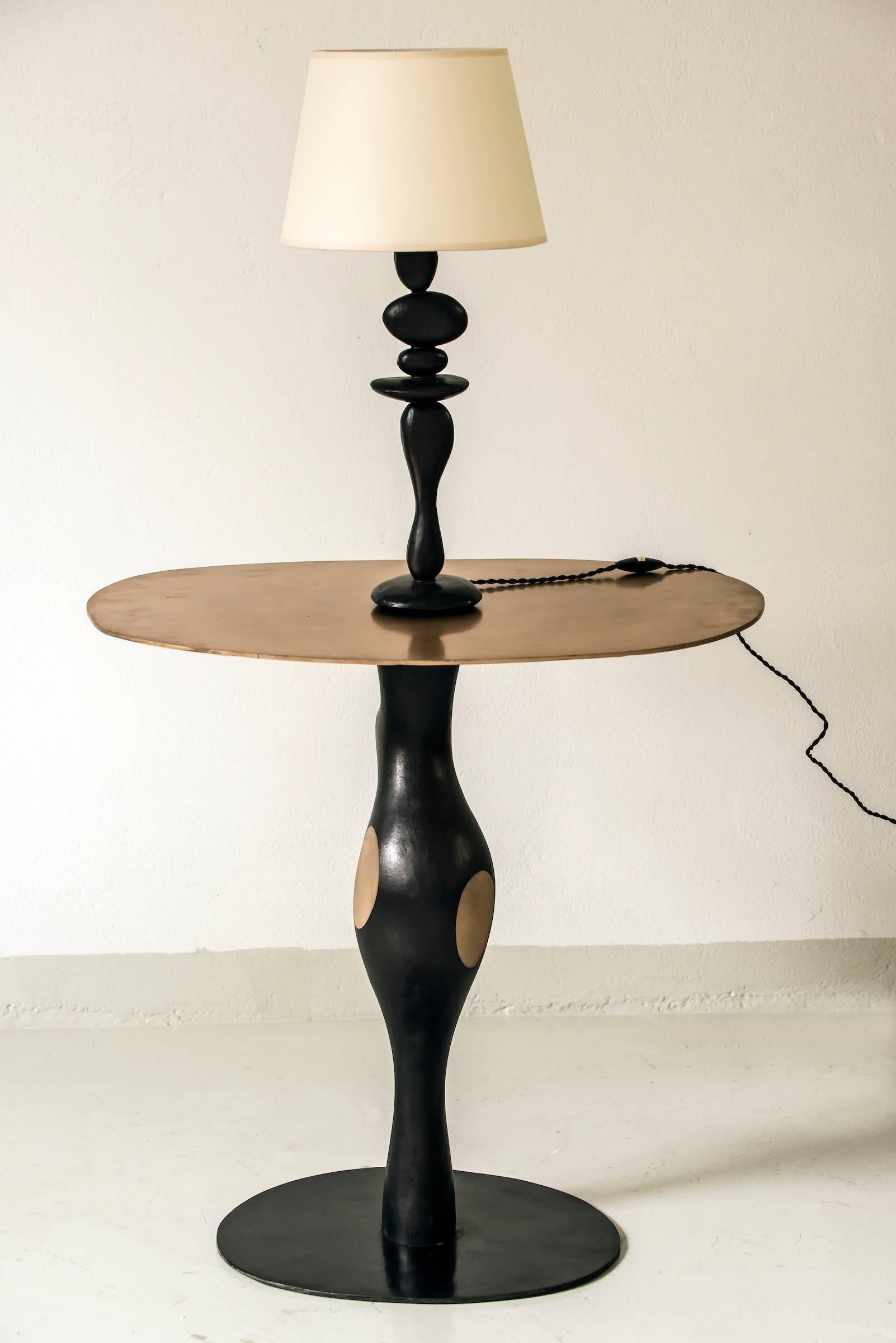 Bronze Table Lamp by Jacques Jarrige 