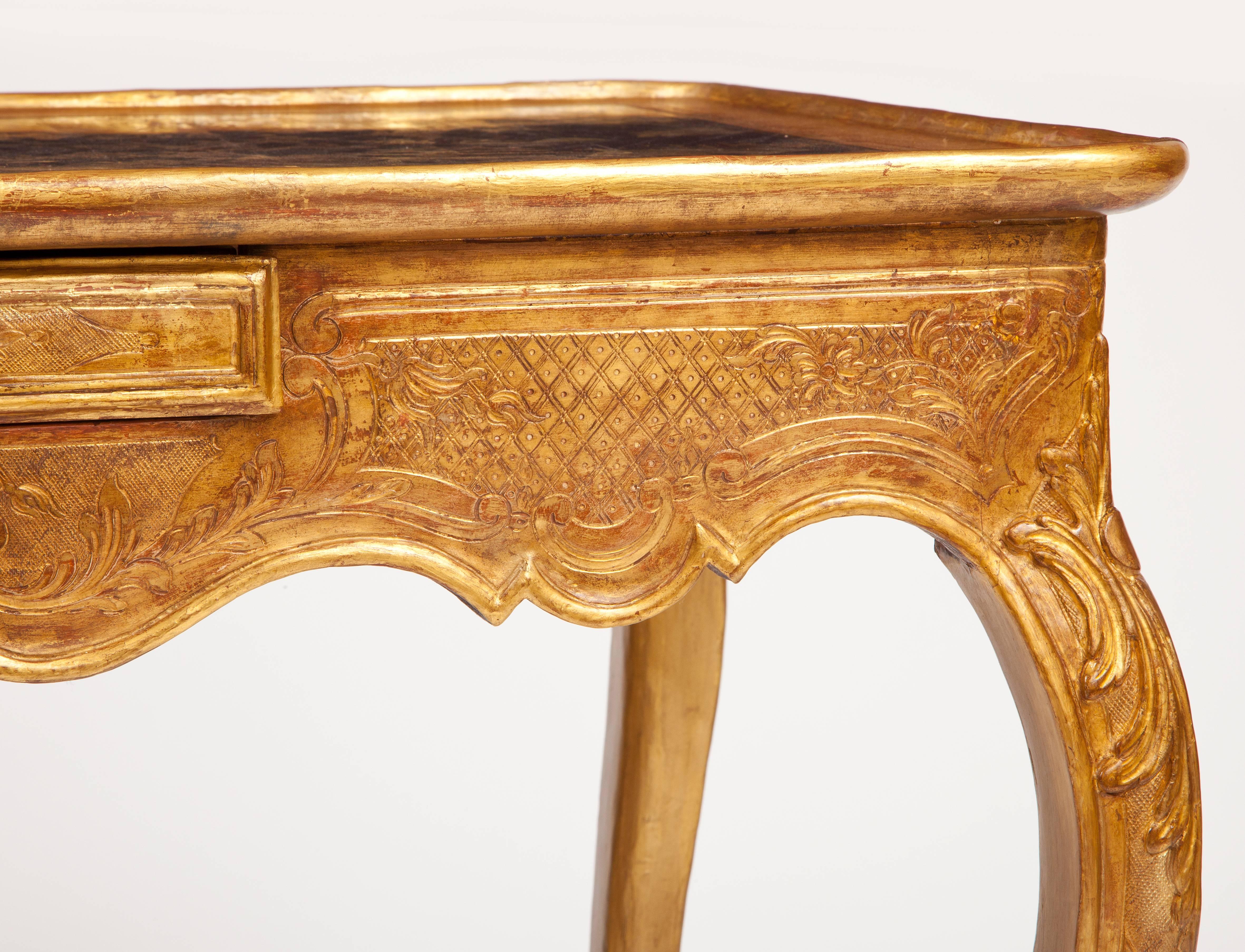 Very Fine and Rare Louis XV Lacquer Top Table 2