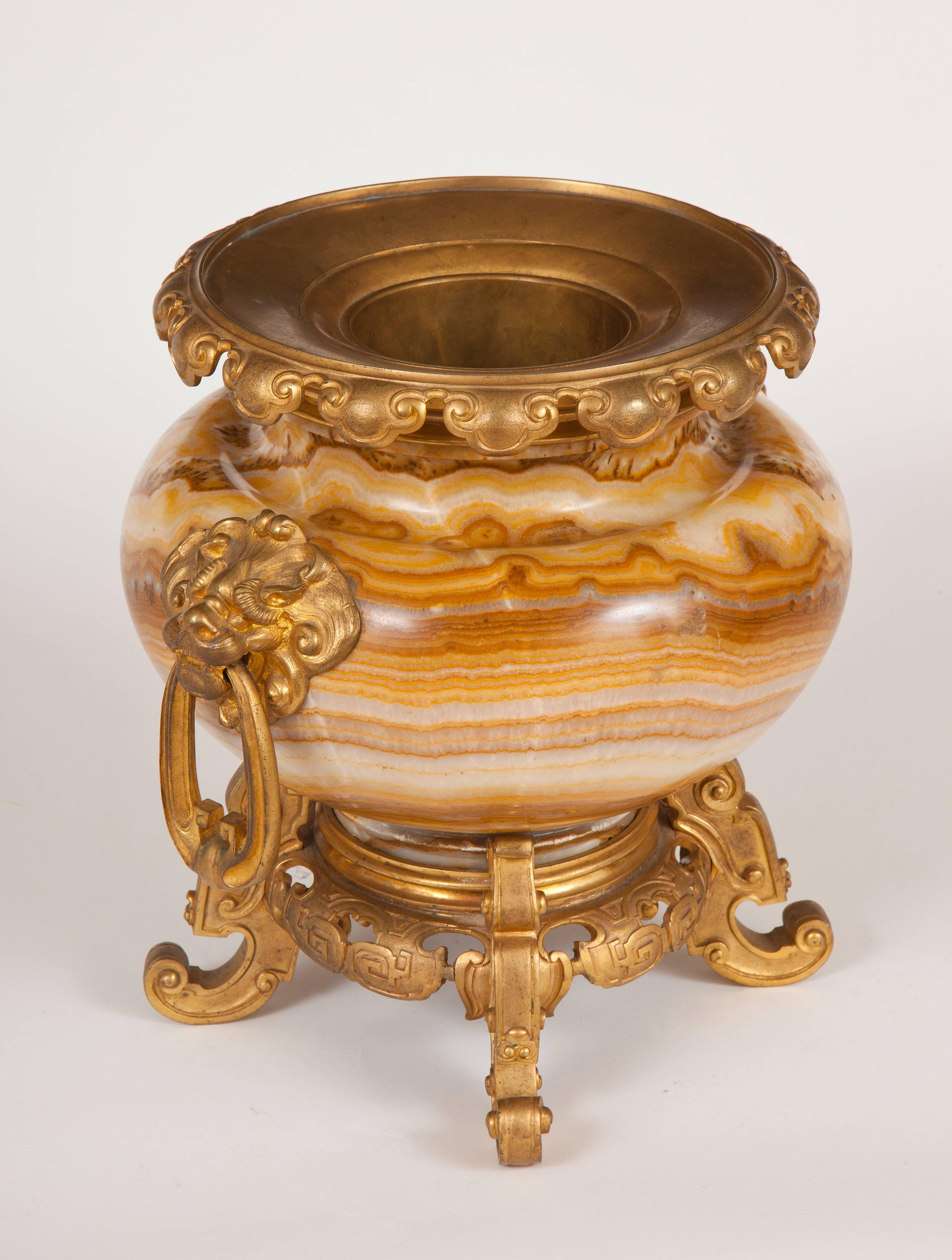 19th Century Fine Napoleon III Urn in the Japanese Taste