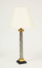 Neoclassical Columnar Lamp