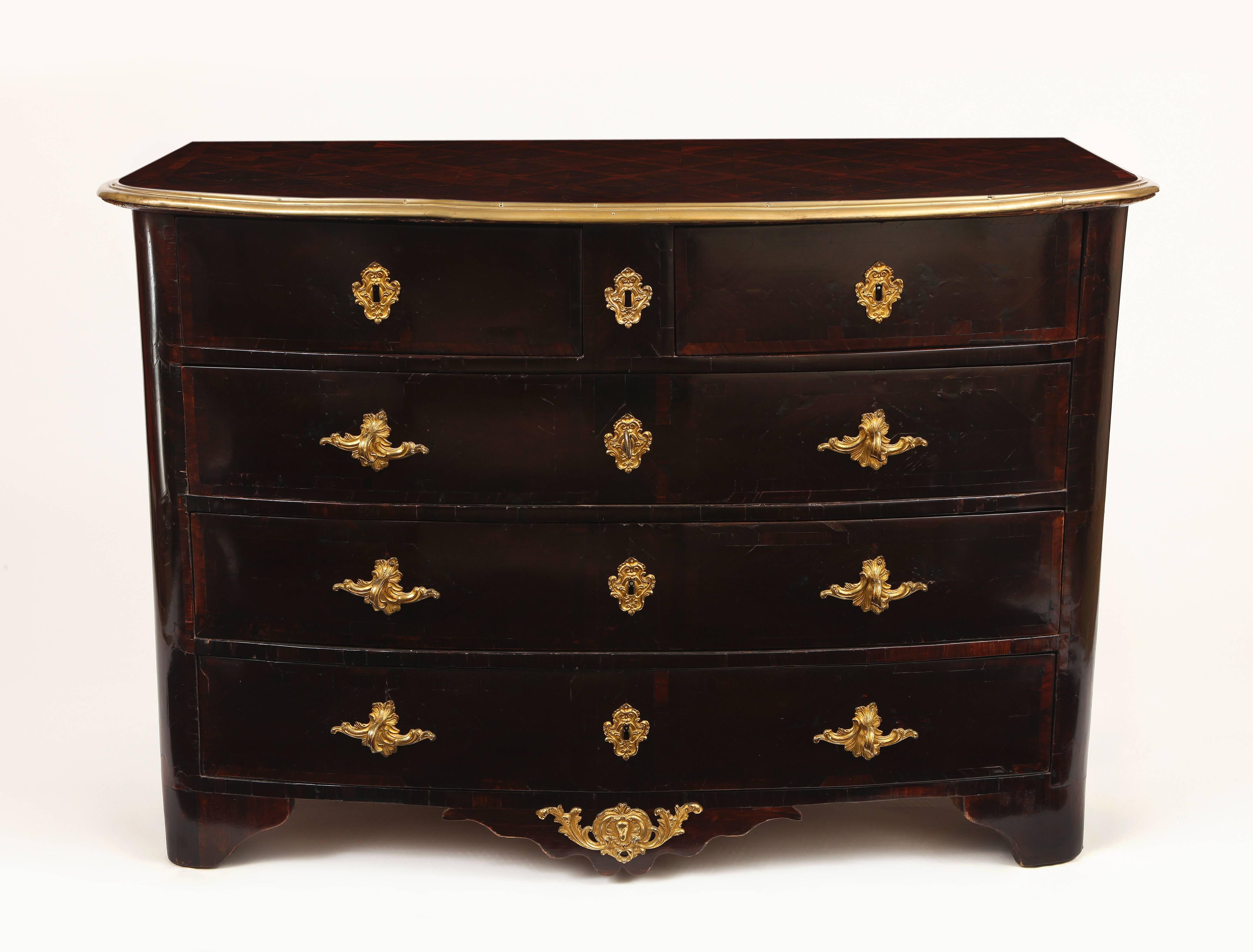 This commode was part of the fine French furniture selected by Sister Parish with Ann Loeb Bronfman for the Bronfman’s triplex apartment at 740 Park Avenue, which was the first collaboration between Sister Parish and Albert Hadley and one of the