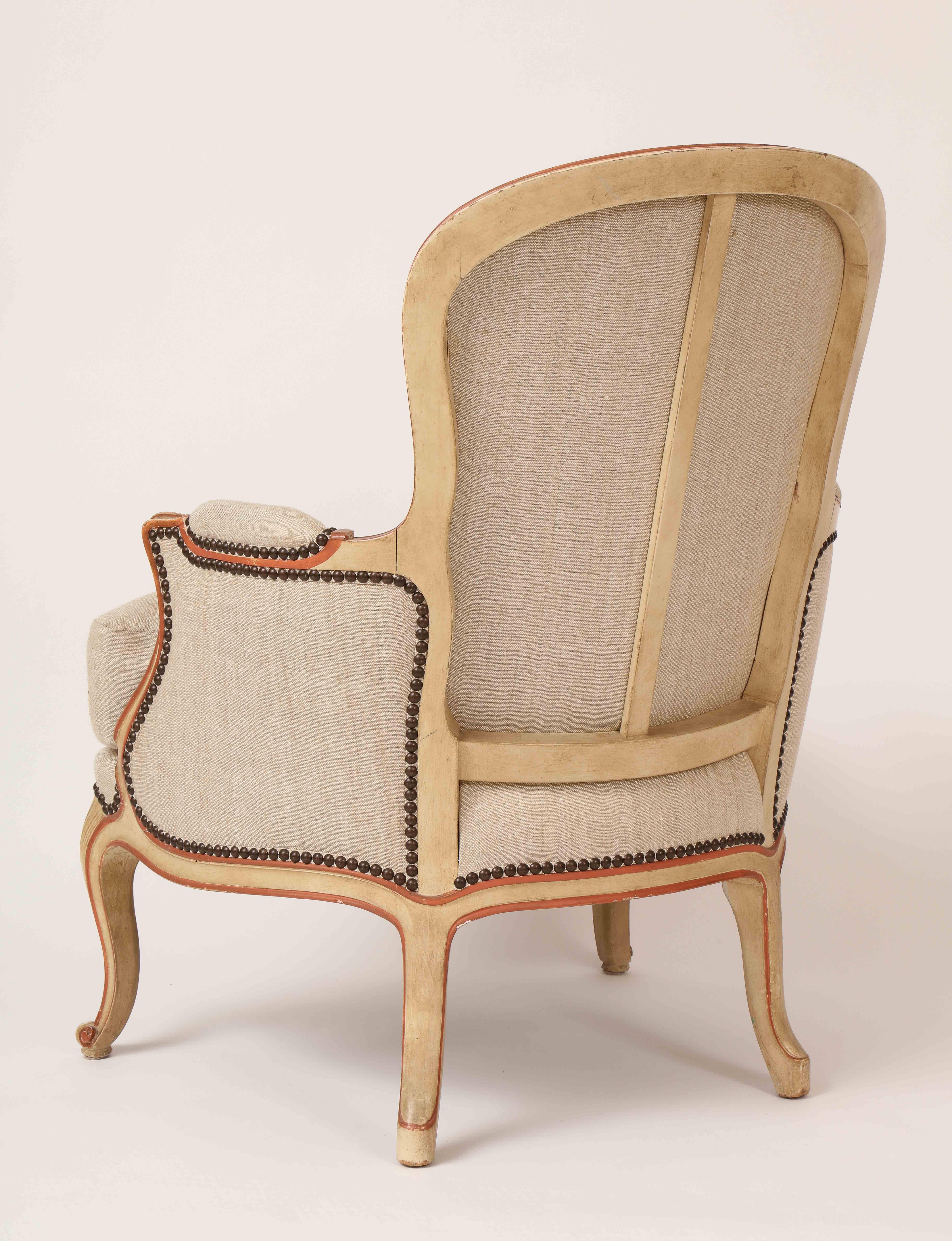 Pair of French Bergeres in the Louis XV Taste by Maison Gouffe, circa 1930 im Angebot 2