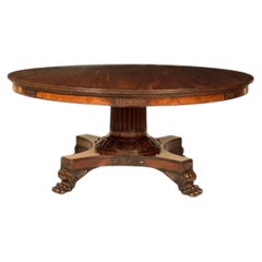 Monumental Regency Mahogany in the style of Thomas Hope Centre Table
