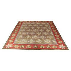 Antique Large 19th Century English Needlepoint Carpet