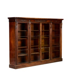 Libreria Regency in mogano