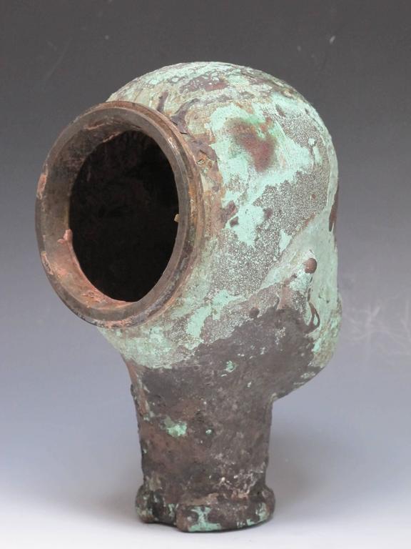 Large Copper Doll Head Mold For Sale at 1stDibs