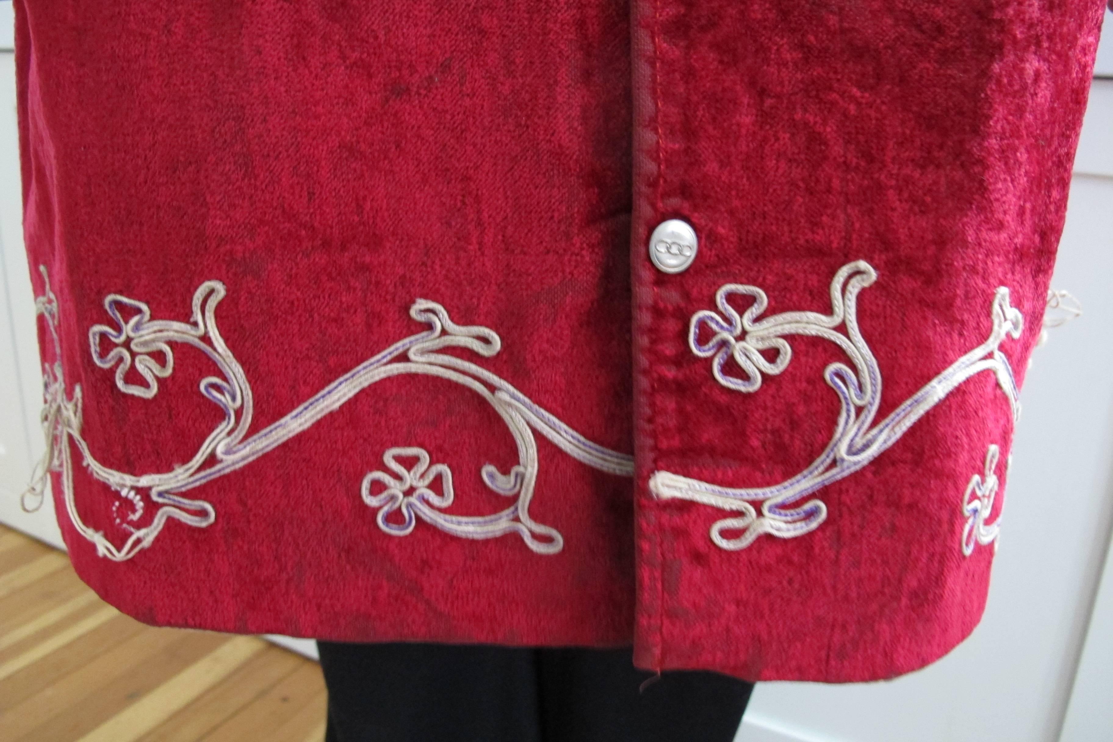 Embroidered Odd Fellows Lodge Tunic