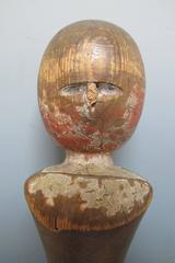 Geometric Early Wood Doll