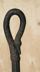 Cast Iron Swans Neck Horse Hitching Post