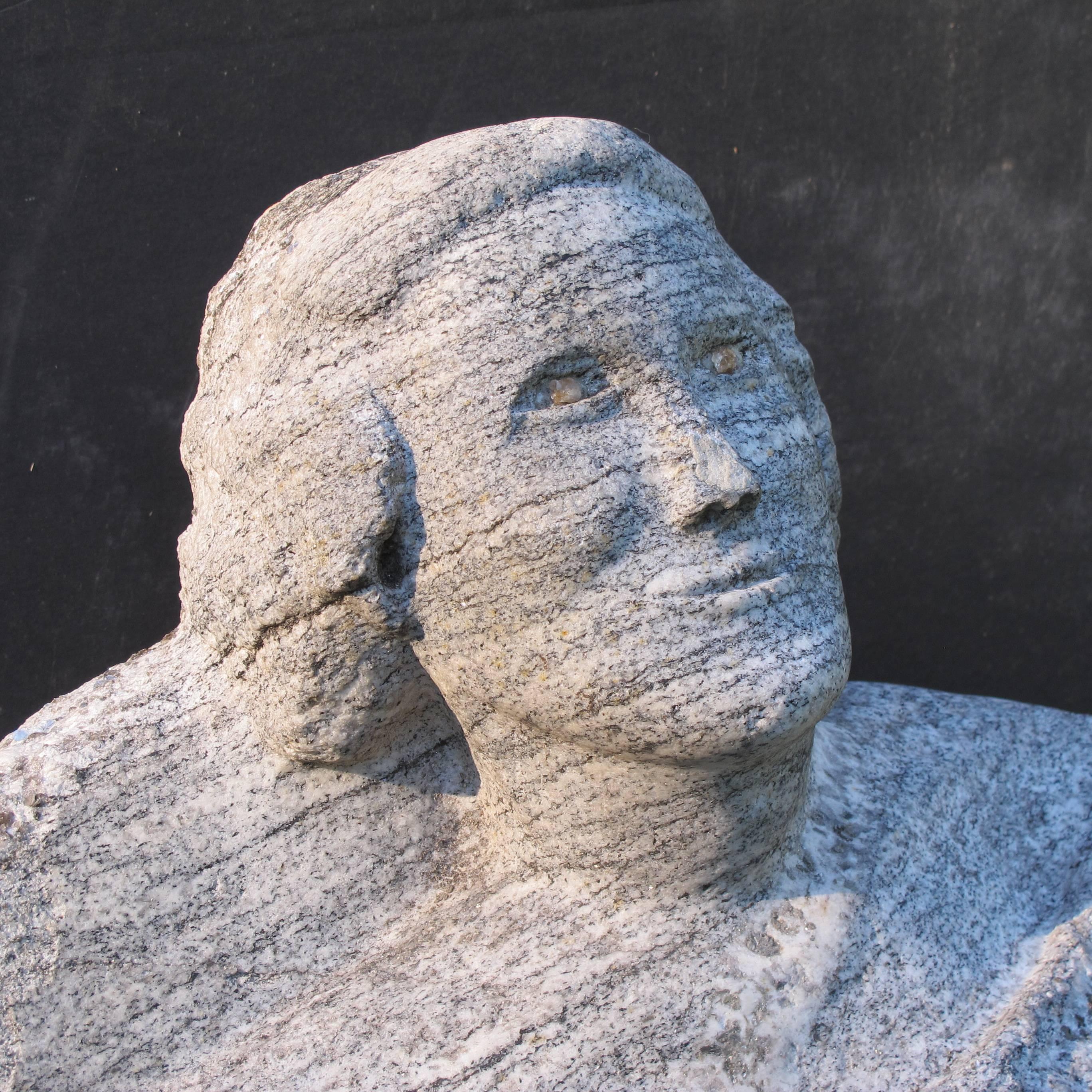 Granite George Washington Sculpture For Sale 1