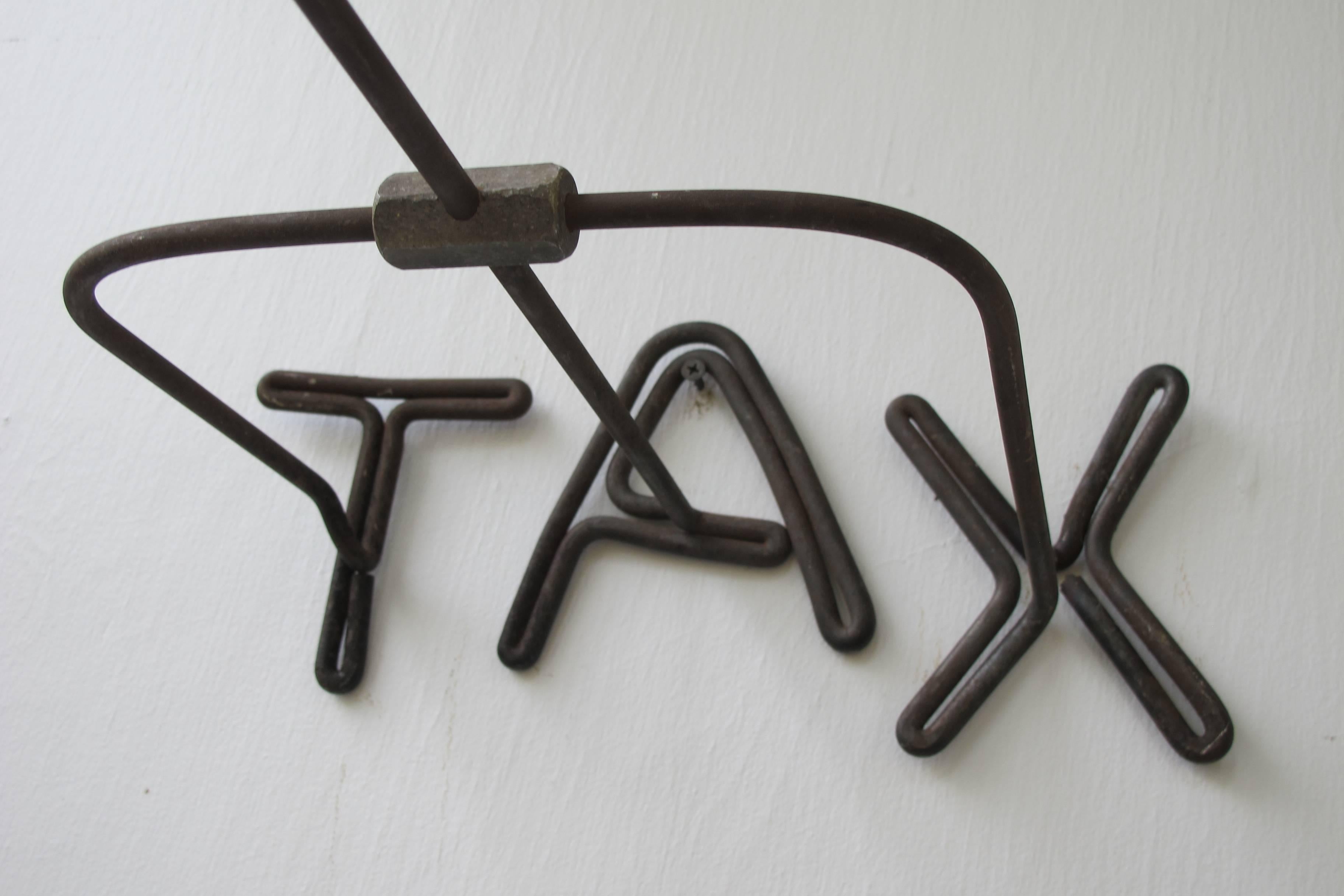 American Tax Branding Iron by Edward Nagrodzki For Sale