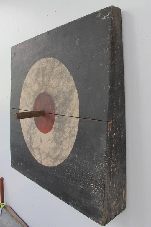 Painted Wood Carnival Ring Toss Game For Sale at 1stDibs