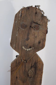 Wood Folk Art Figure