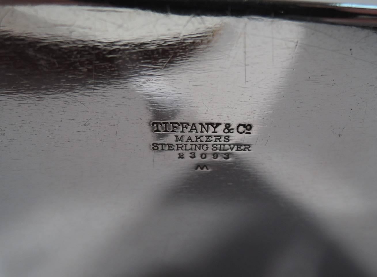 20th Century Stylish Sterling Silver Desk Box by Tiffany