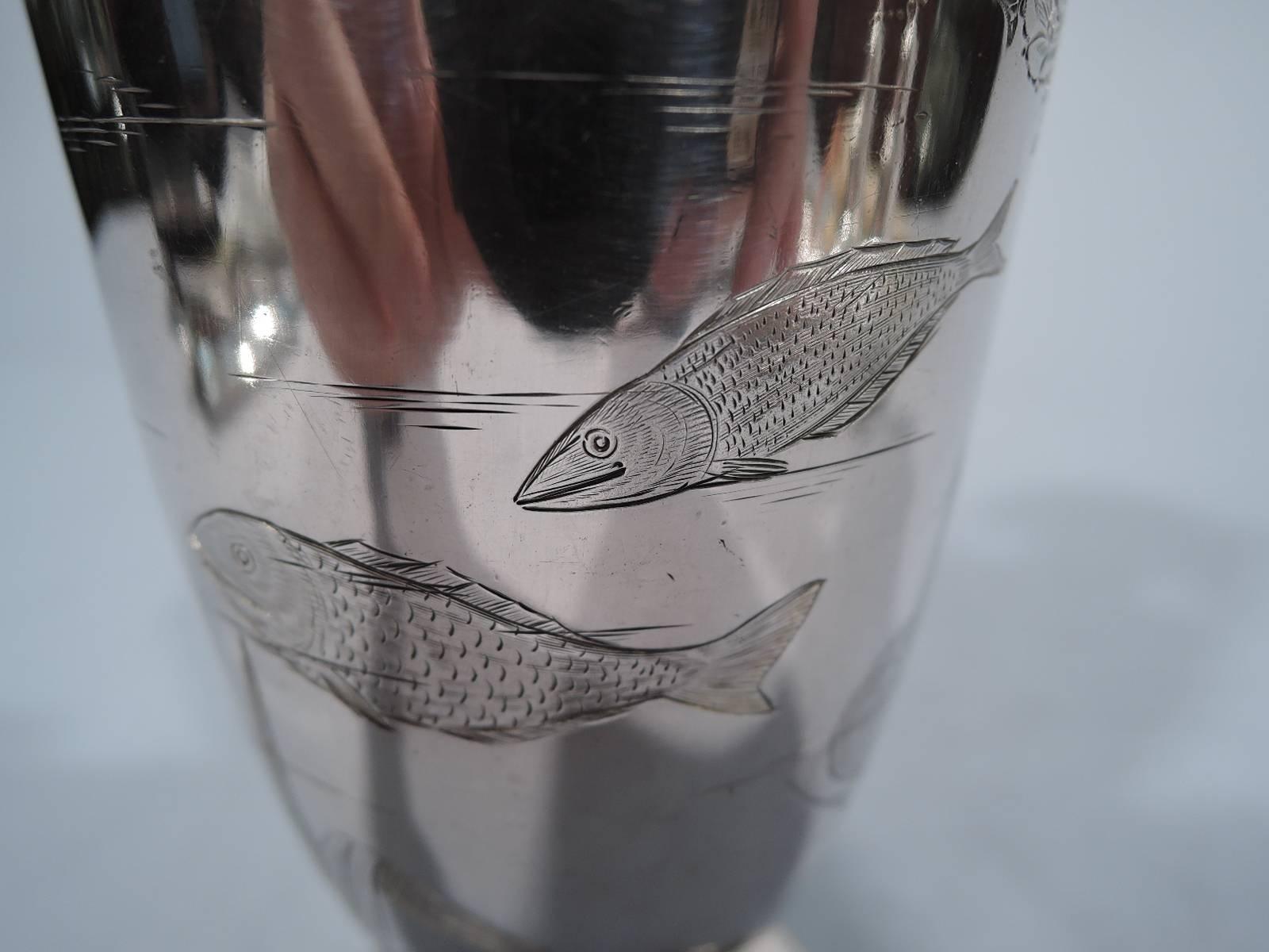 Gorham Japonesque Antique Sterling Silver Amphora Vase 2
