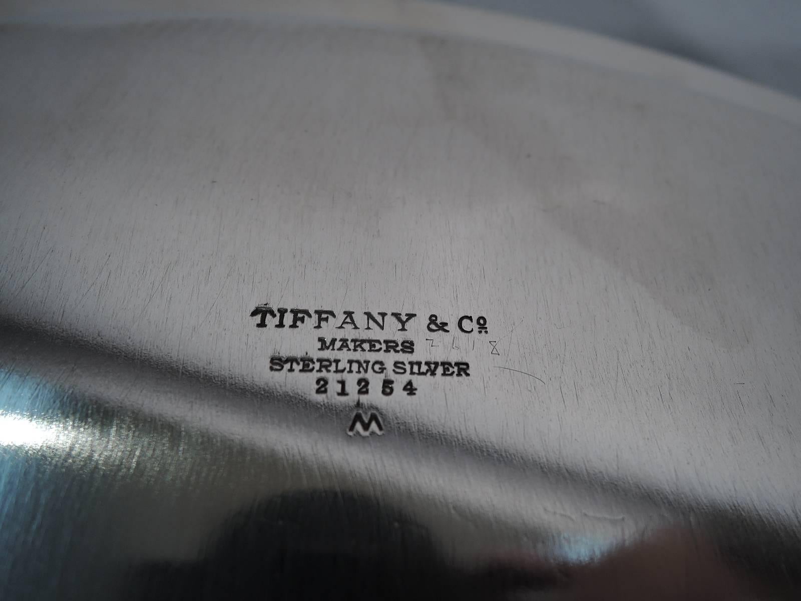 Large Tiffany Sterling Silver Serving Tray  In Excellent Condition In New York, NY