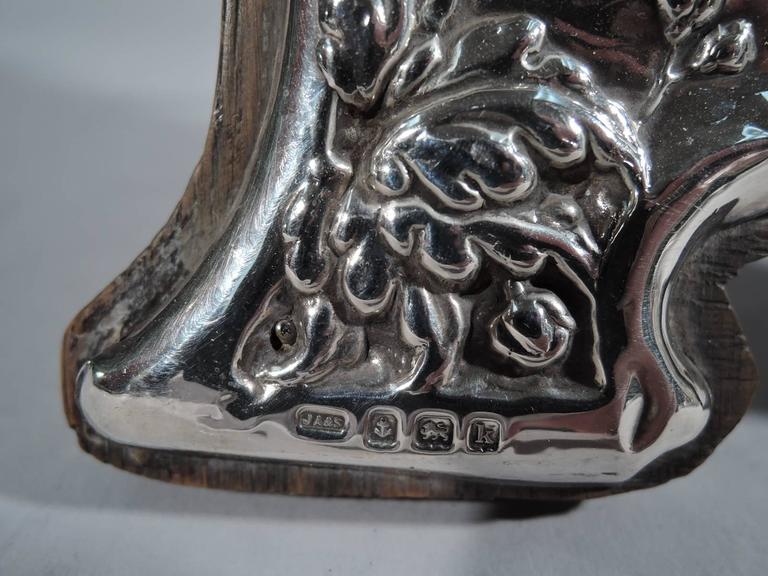 English Art Nouveau Sterling Silver Picture Frame 4