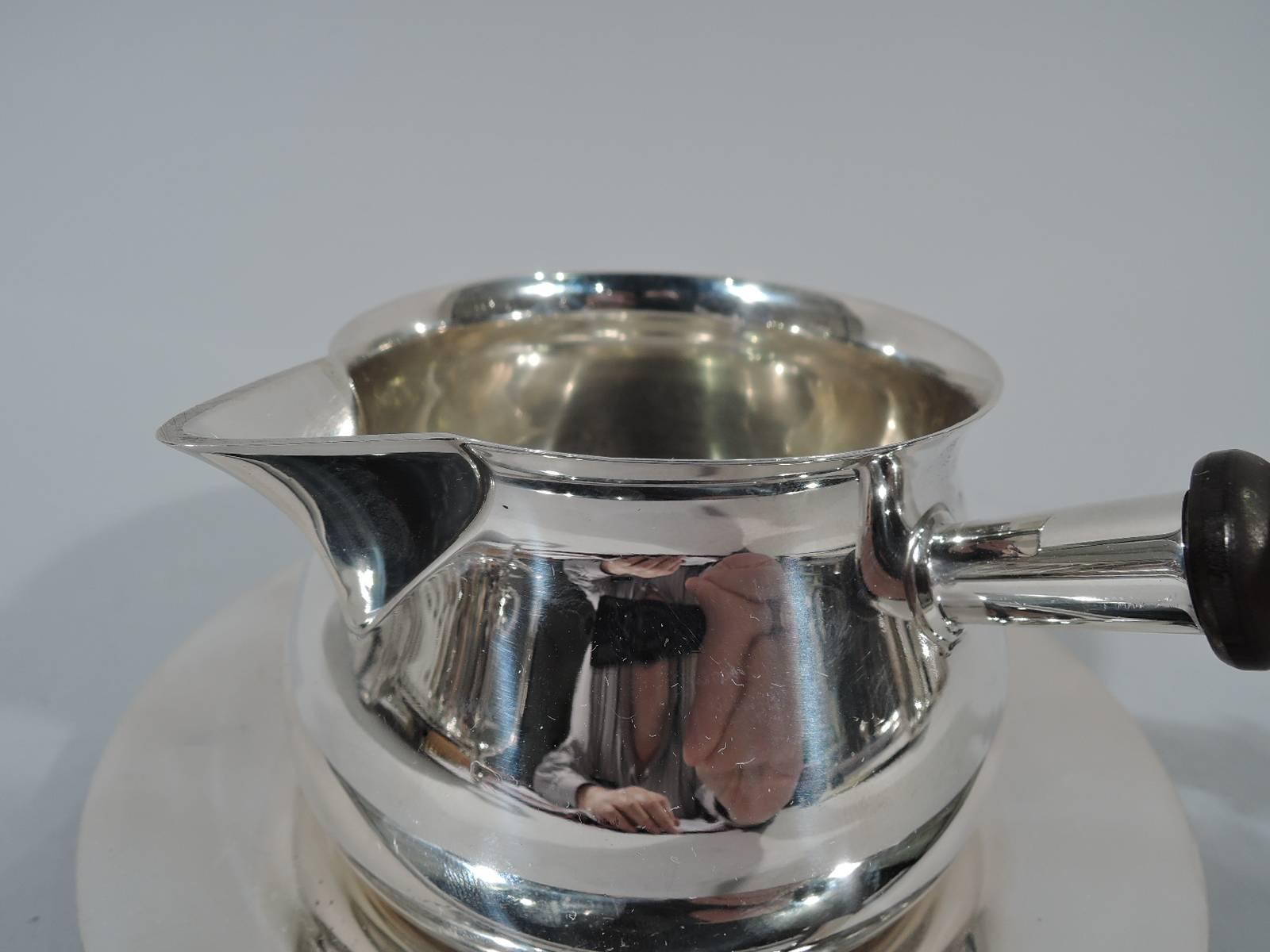 American English Georgian Sterling Silver Pipkin on Stand by Tuttle