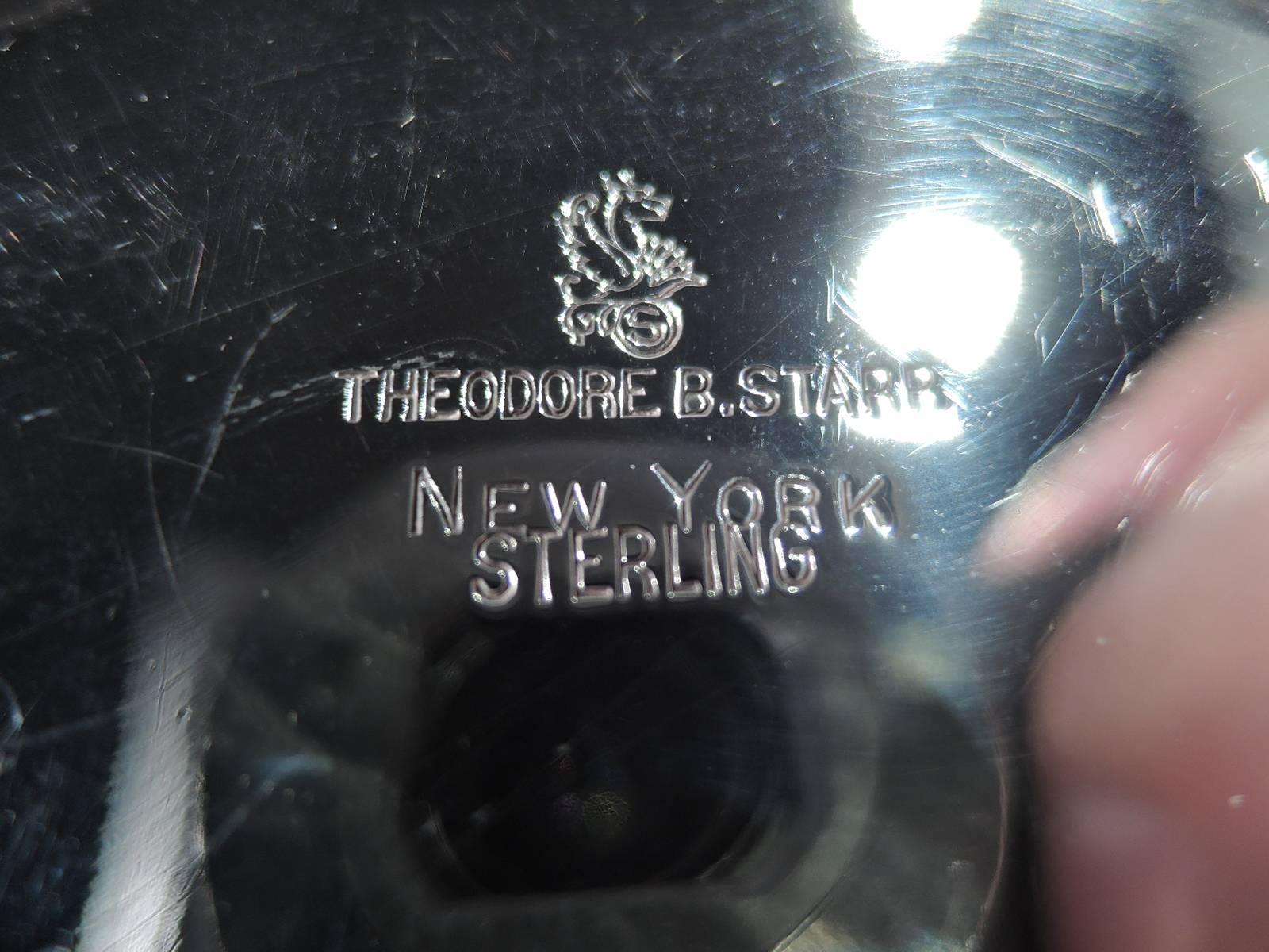 Wonderful Theodore B Starr Sterling Silver Seashell Water Pitcher 3