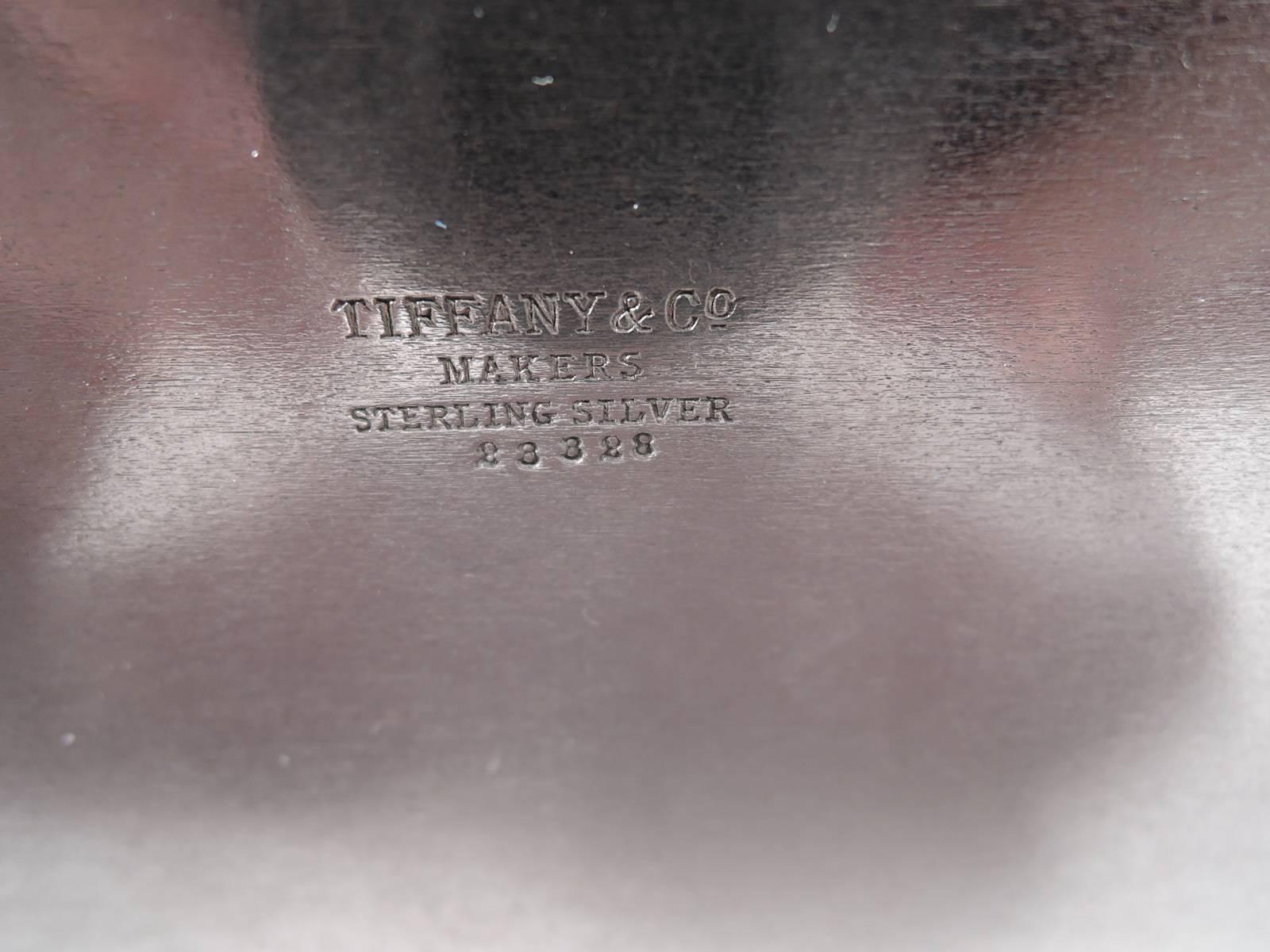 Tiffany Sterling Silver Modern Desk Box 1