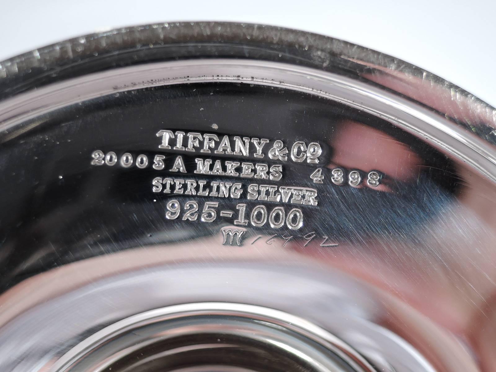 20th Century Tiffany Art Deco Sterling Silver Trumpet Vase