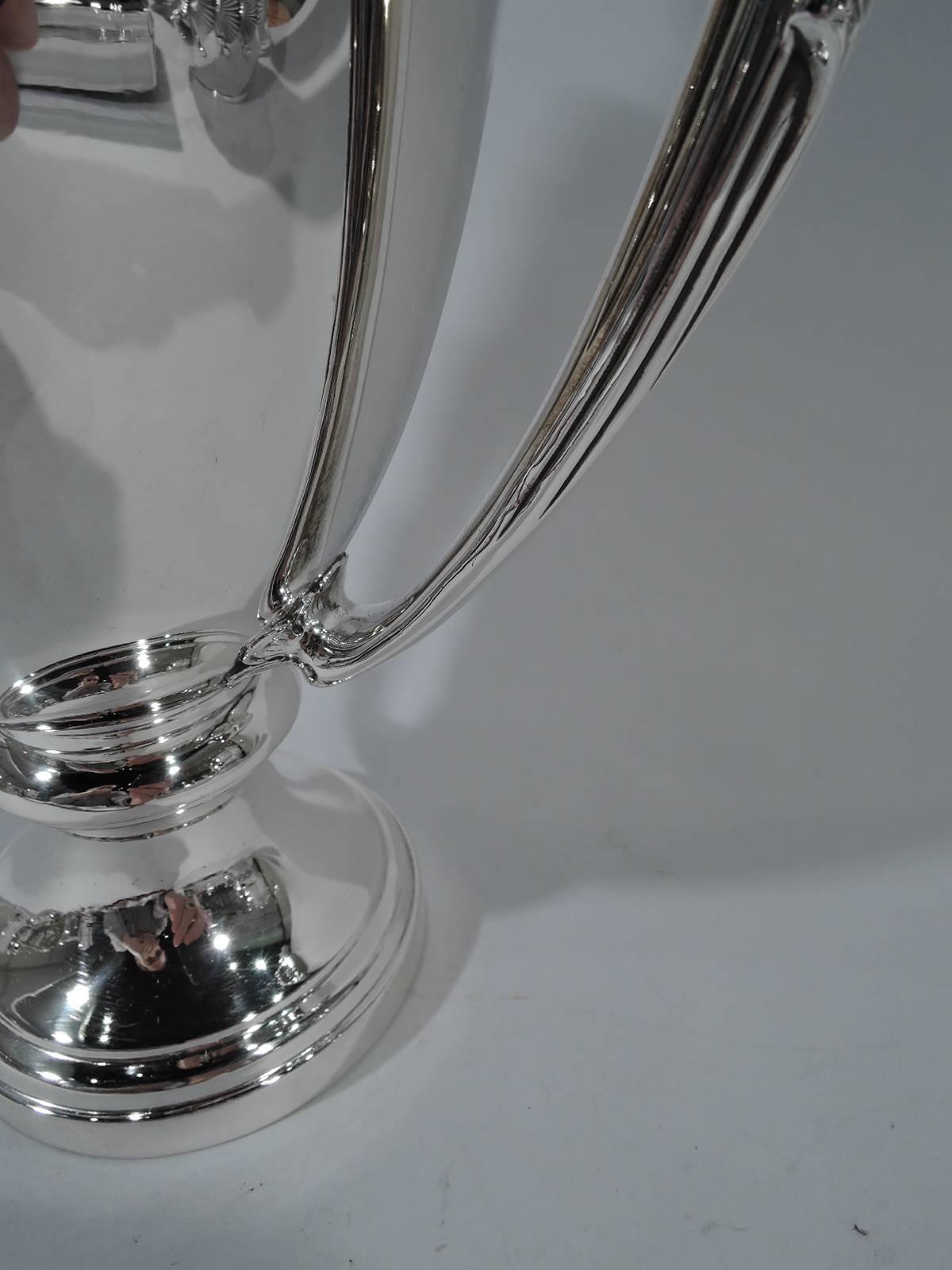 20th Century Antique American Sterling Silver Amphora Trophy Cup by International