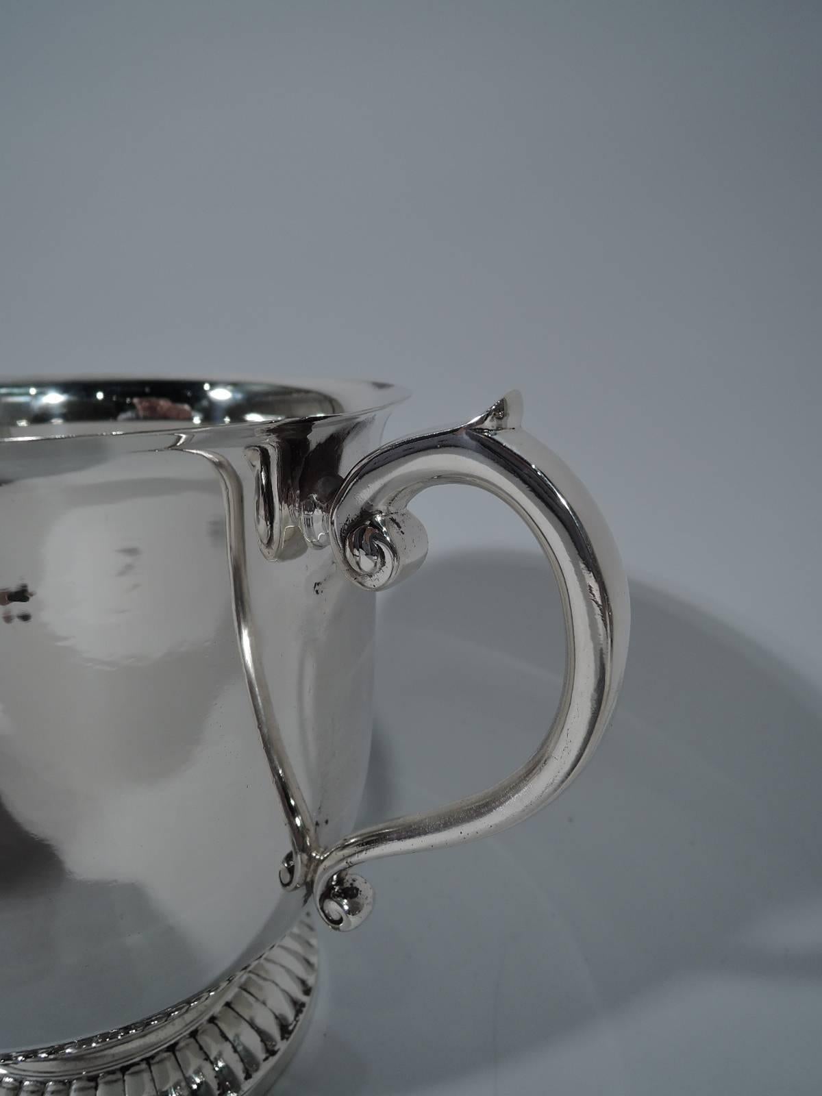 Modern Large Version of Classic Tiffany Sterling Silver Trophy Cup