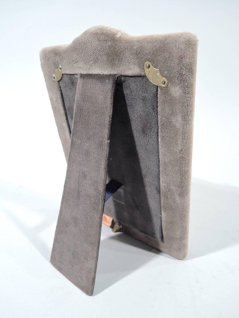 Old Fashioned English Sterling Silver Boudoir Picture Frame For Sale at 1stdibs