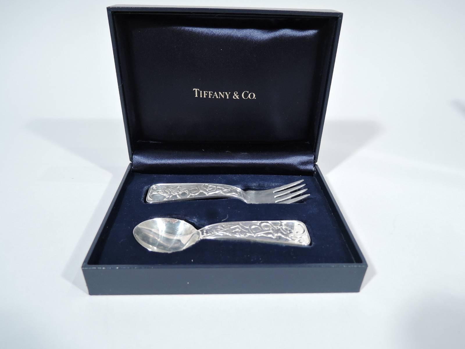 tiffany and co baby spoon and fork