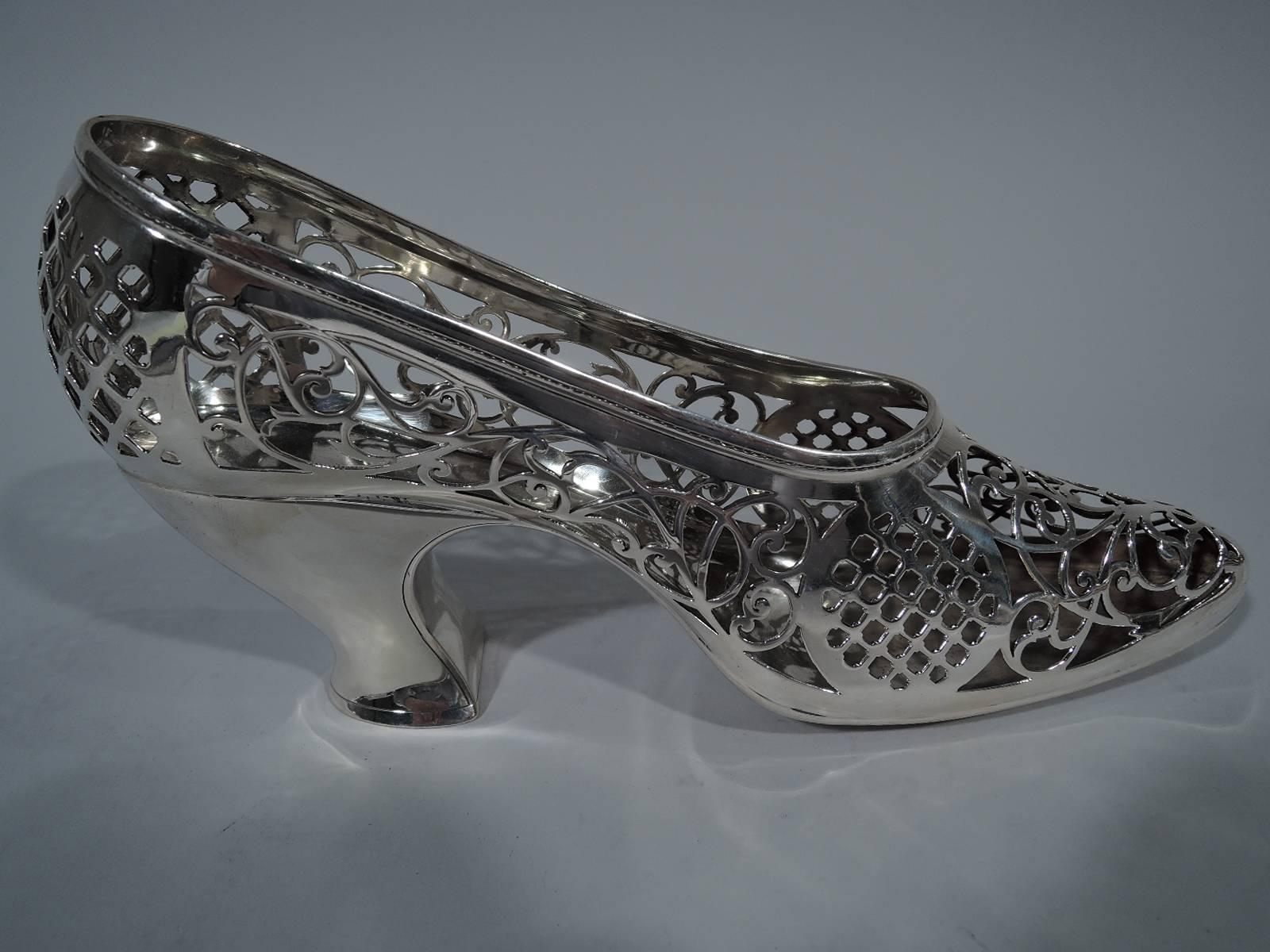 American Antique Gorham Edwardian Sterling Silver Lady’s Shoe