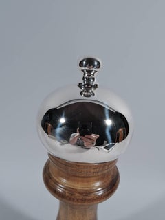 Mid-Century Modern Sterling Silver Pepper Grinder