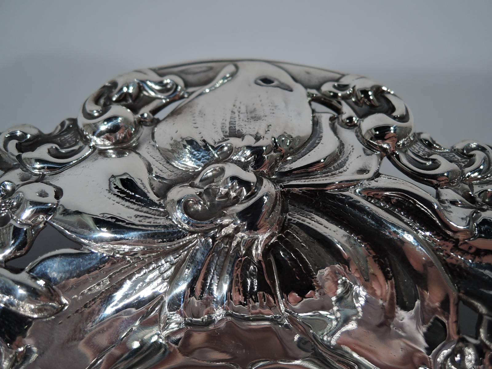 Antique American Sterling Silver Flower Bowl by Gorham 2