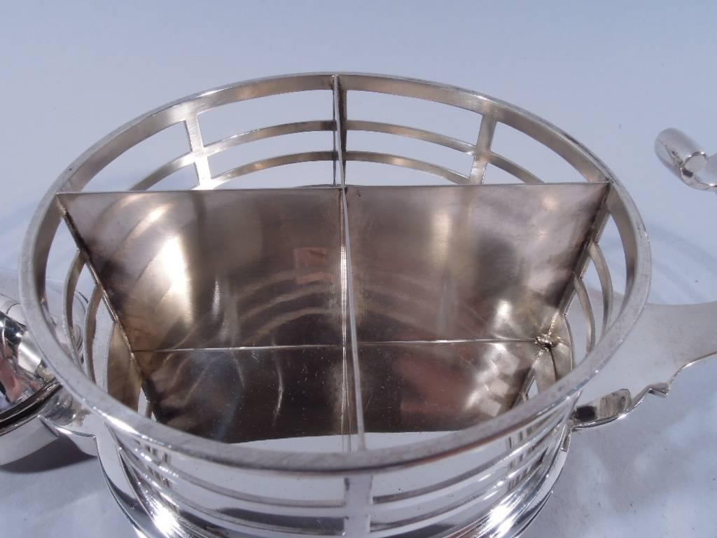 Late 19th Century Antique English Sterling Silver Cigarette Cup and Lighter