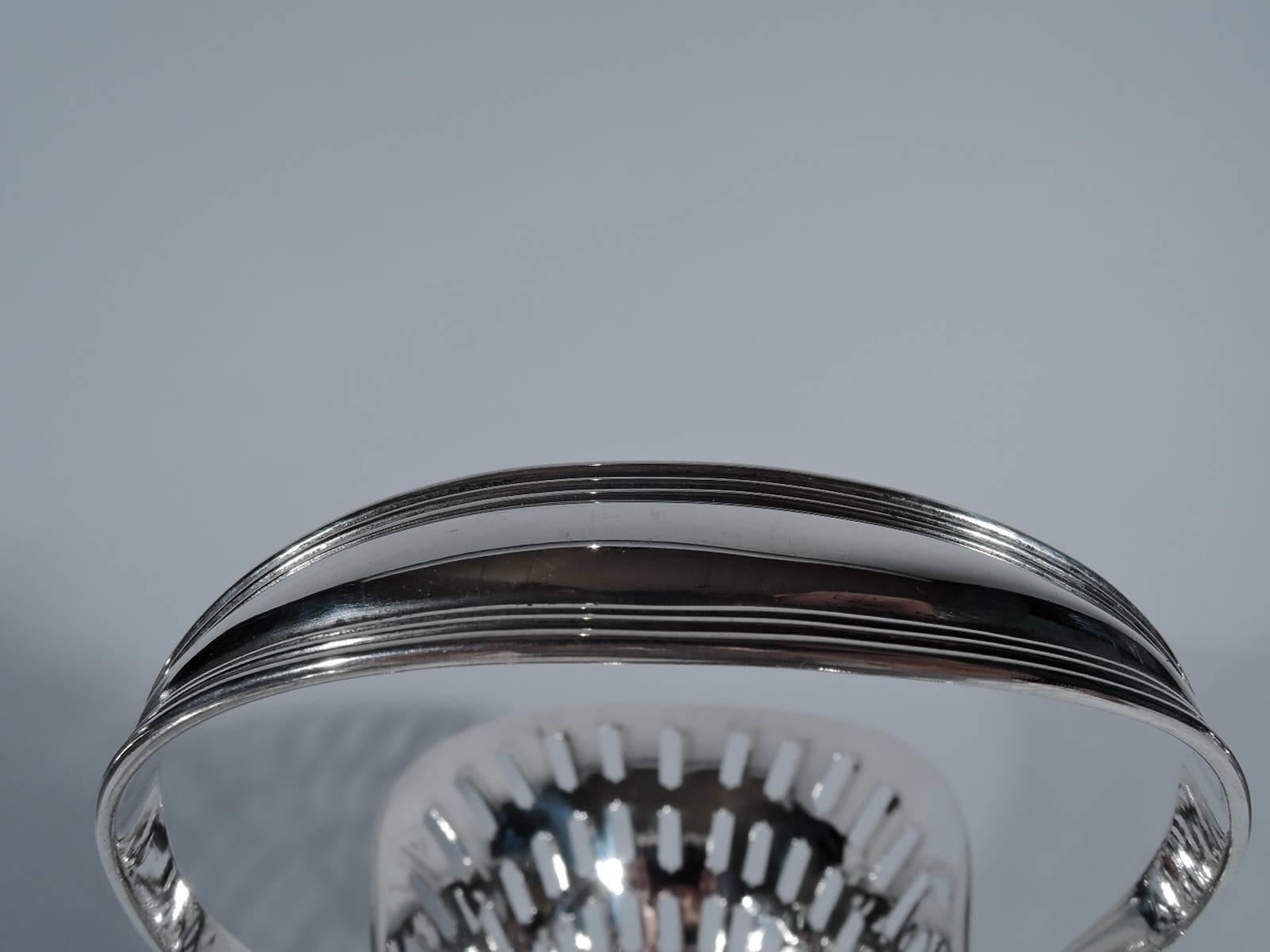 American Tiffany Edwardian Pierced Sterling Silver Basket