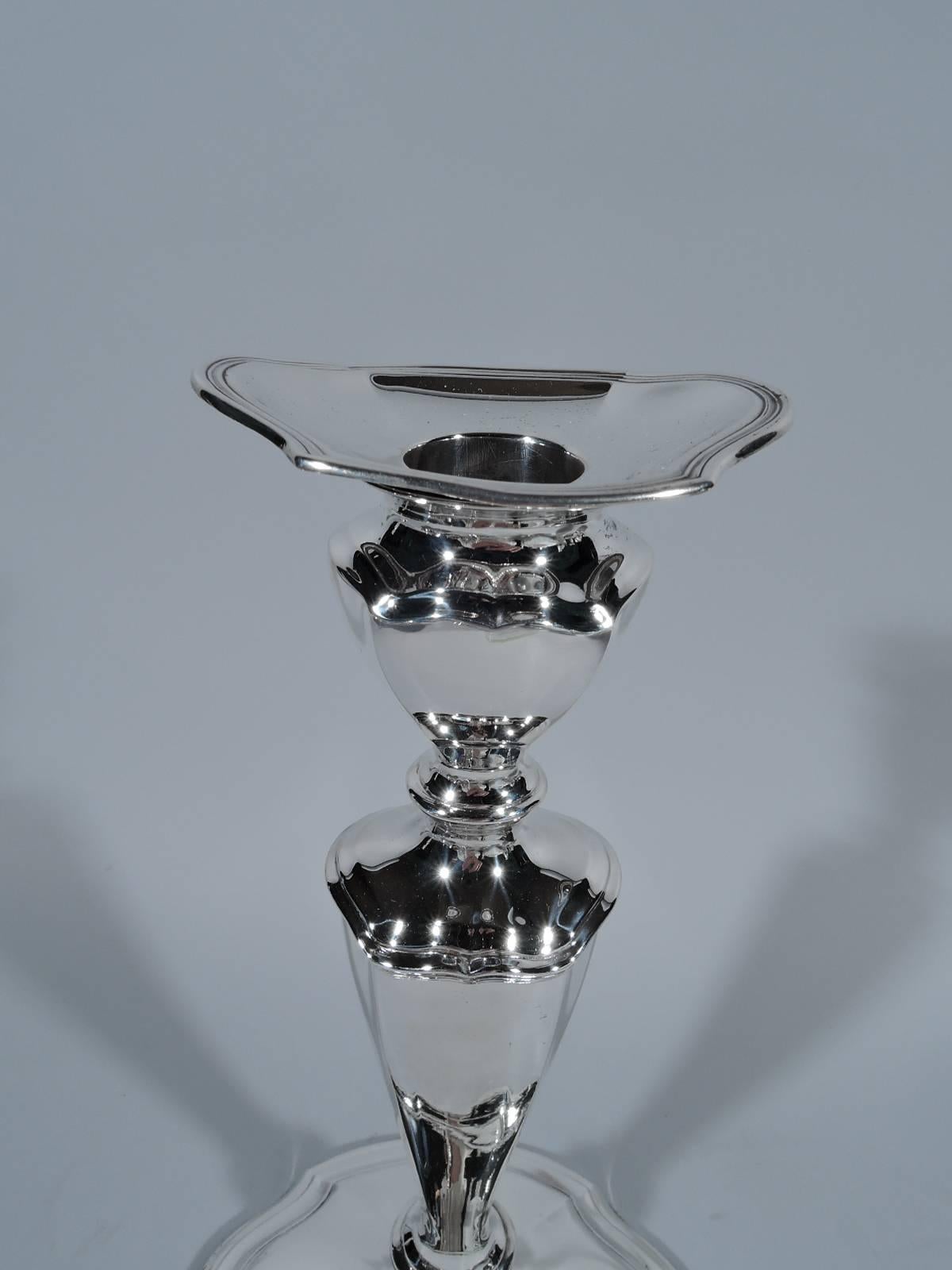 reed and barton silver candlesticks