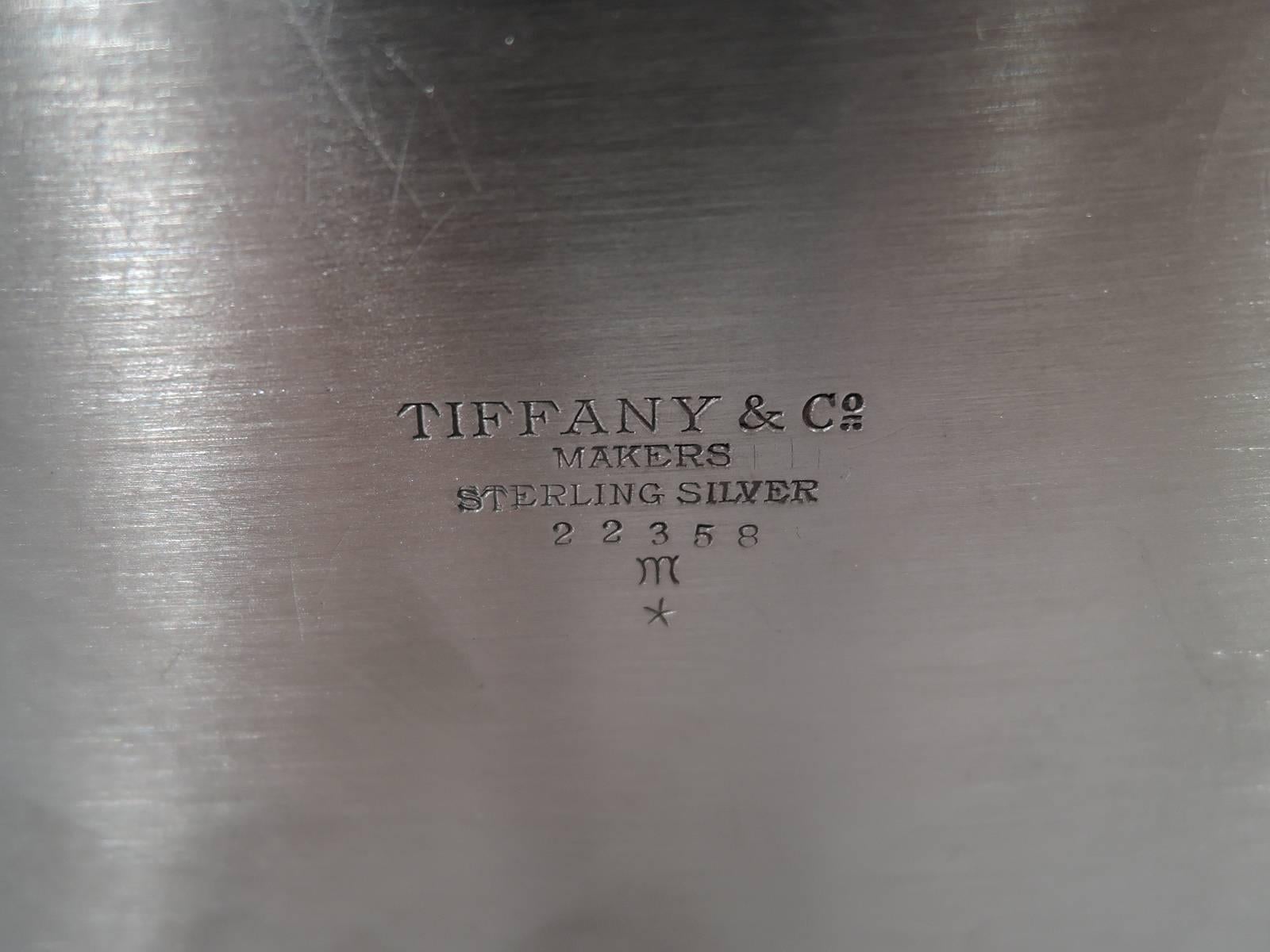 Mid-20th Century Tiffany Classic Large Sterling Silver Desk Box