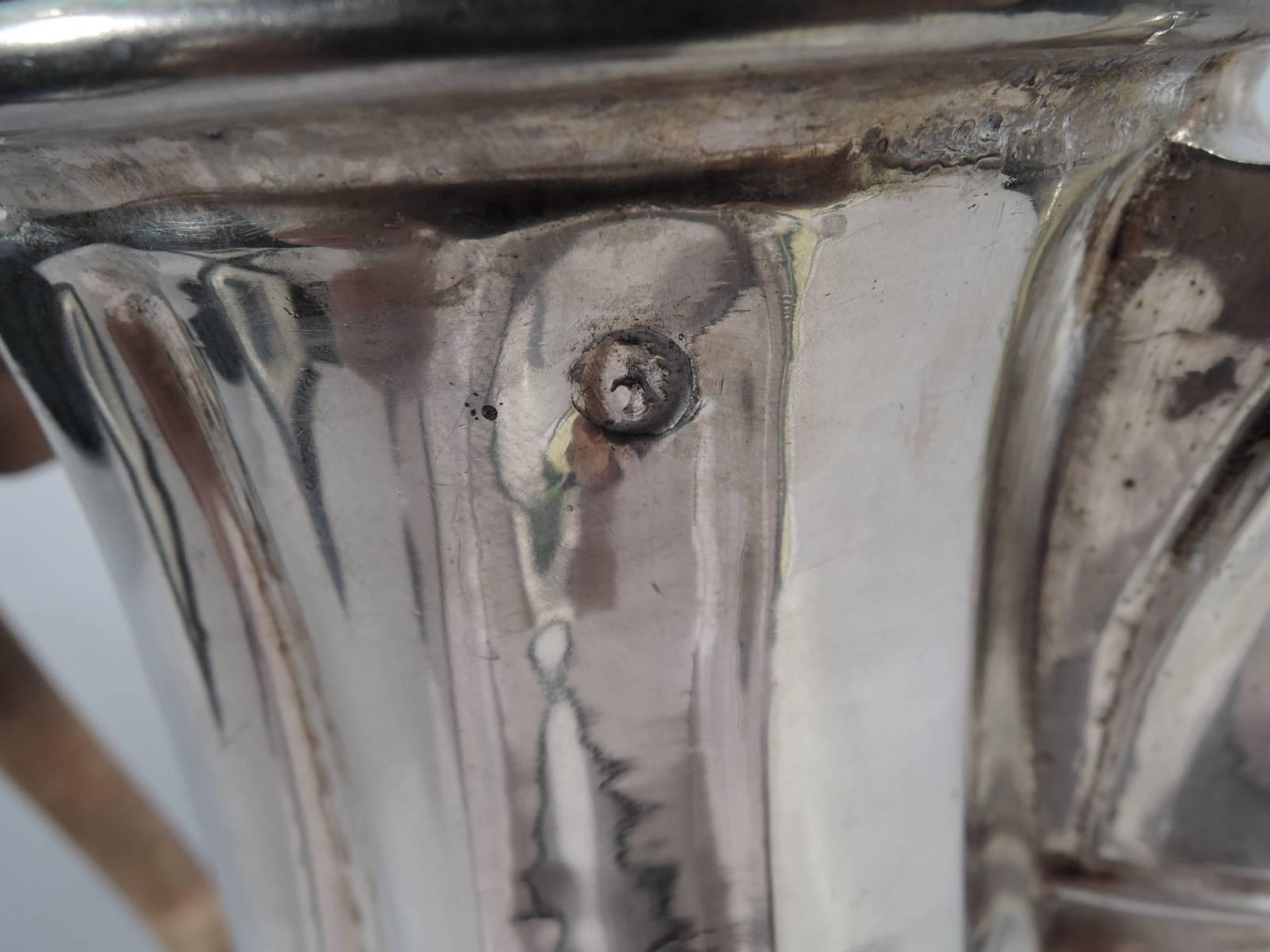 Antique Italian Silver Coffeepot in 18th Century Style 1