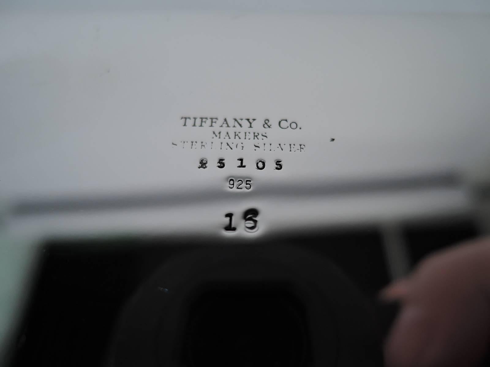 20th Century Tiffany Mid-Century Modern Sterling Silver Desk Box