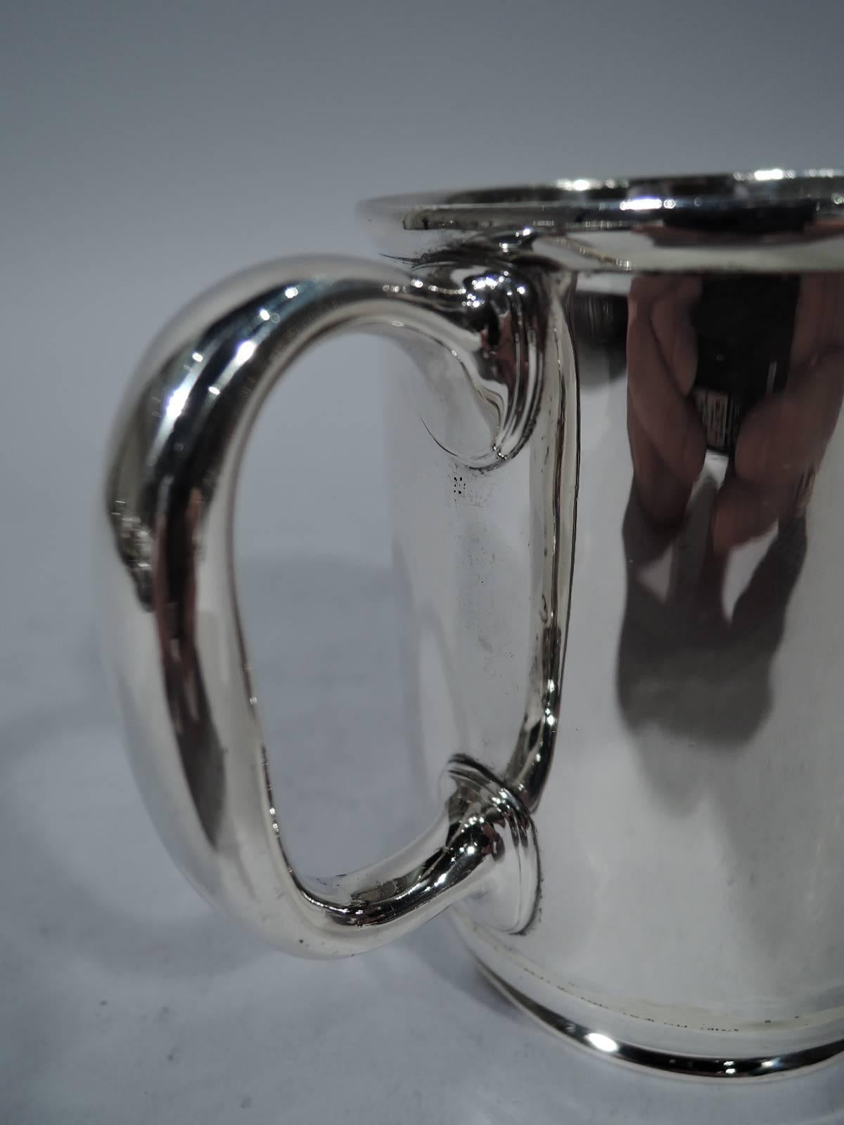 American Antique Tiffany Edwardian Sterling Silver Baby Cup