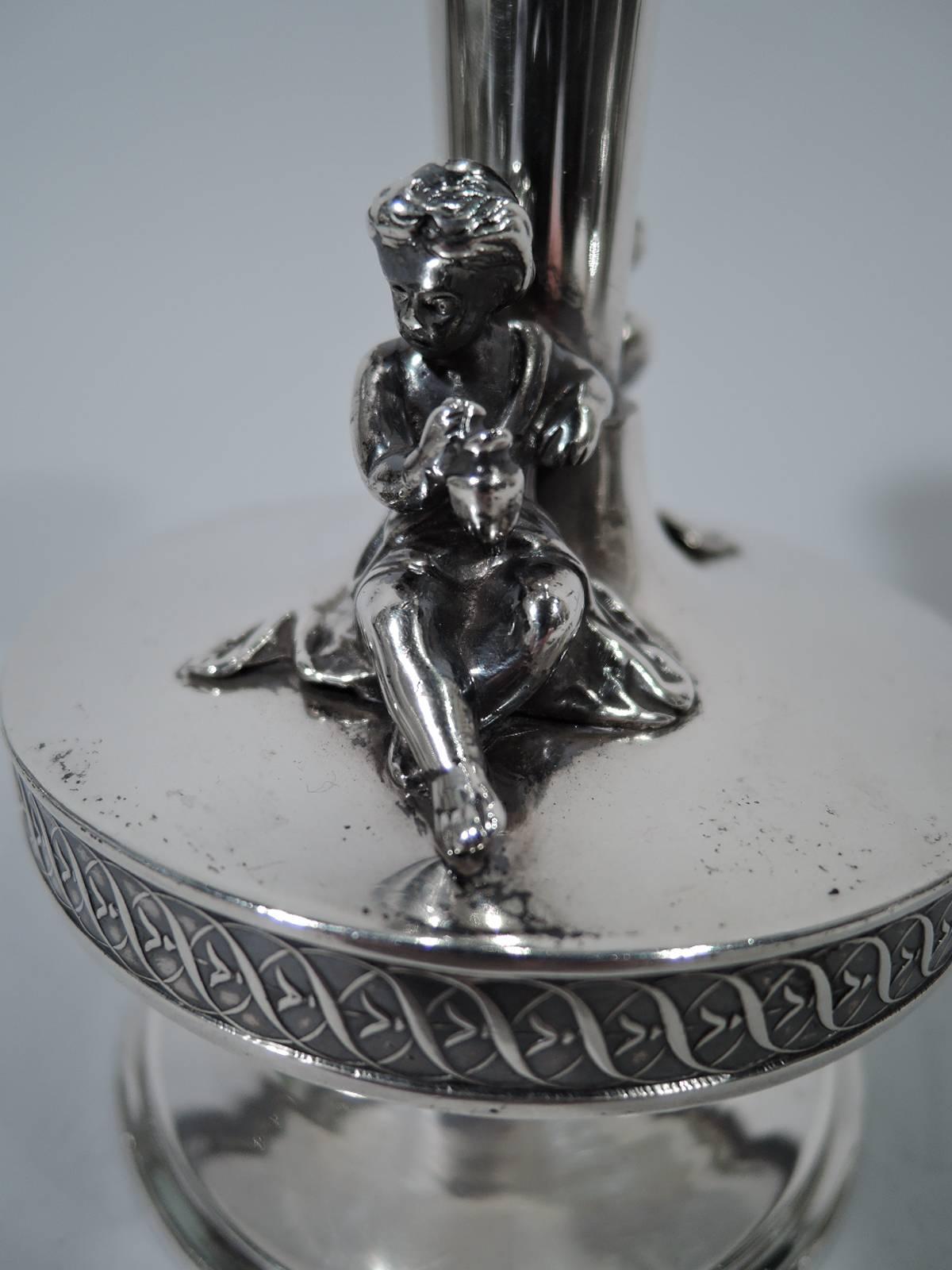 silver vase antique