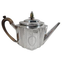 Hester Bateman English Georgian Neoclassical Teapot