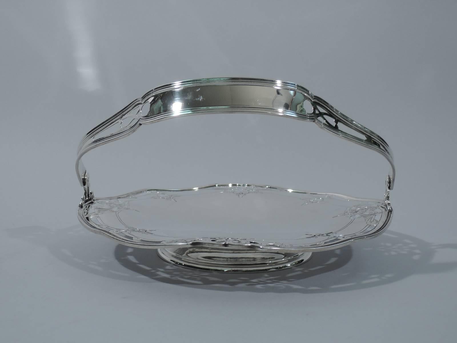 American Lovely Sterling Silver Cake Plate by Reed & Barton