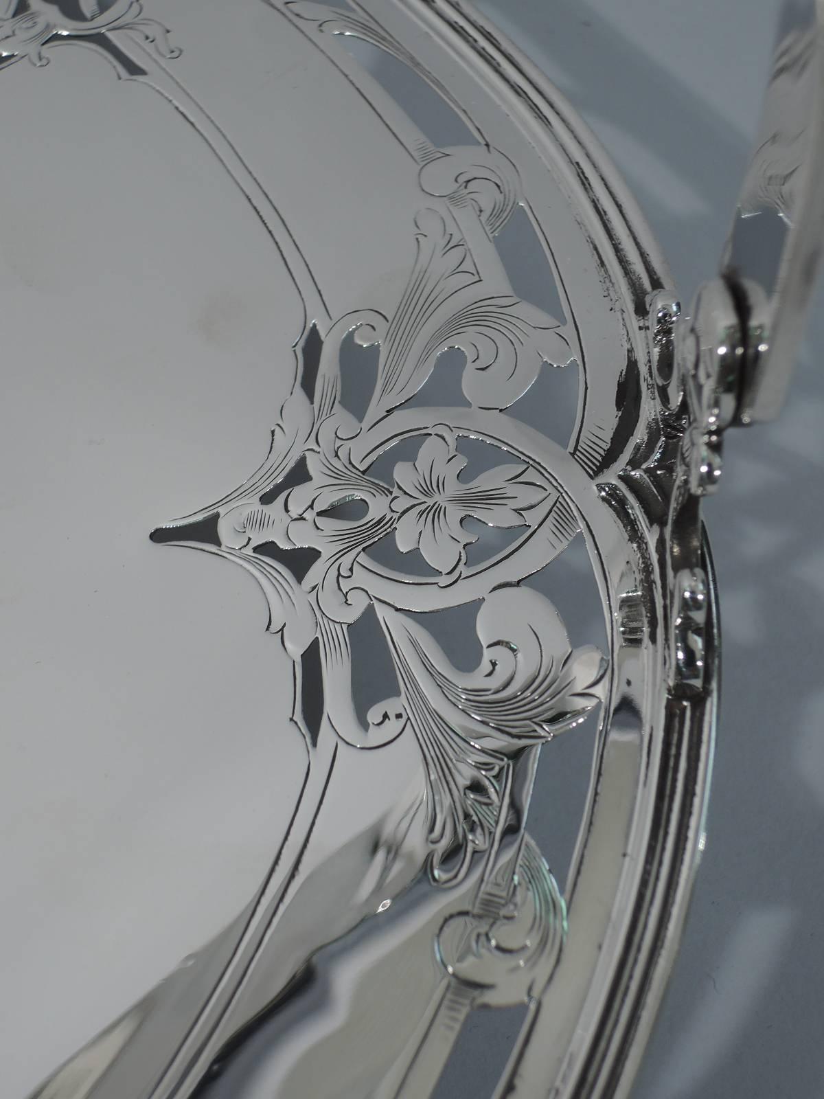 Lovely Sterling Silver Cake Plate by Reed & Barton 1