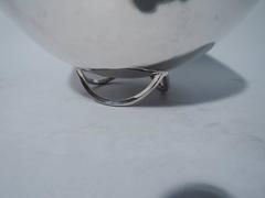 Cartier Mid-Century Modern Sterling Silver Hand Hammered Bowl