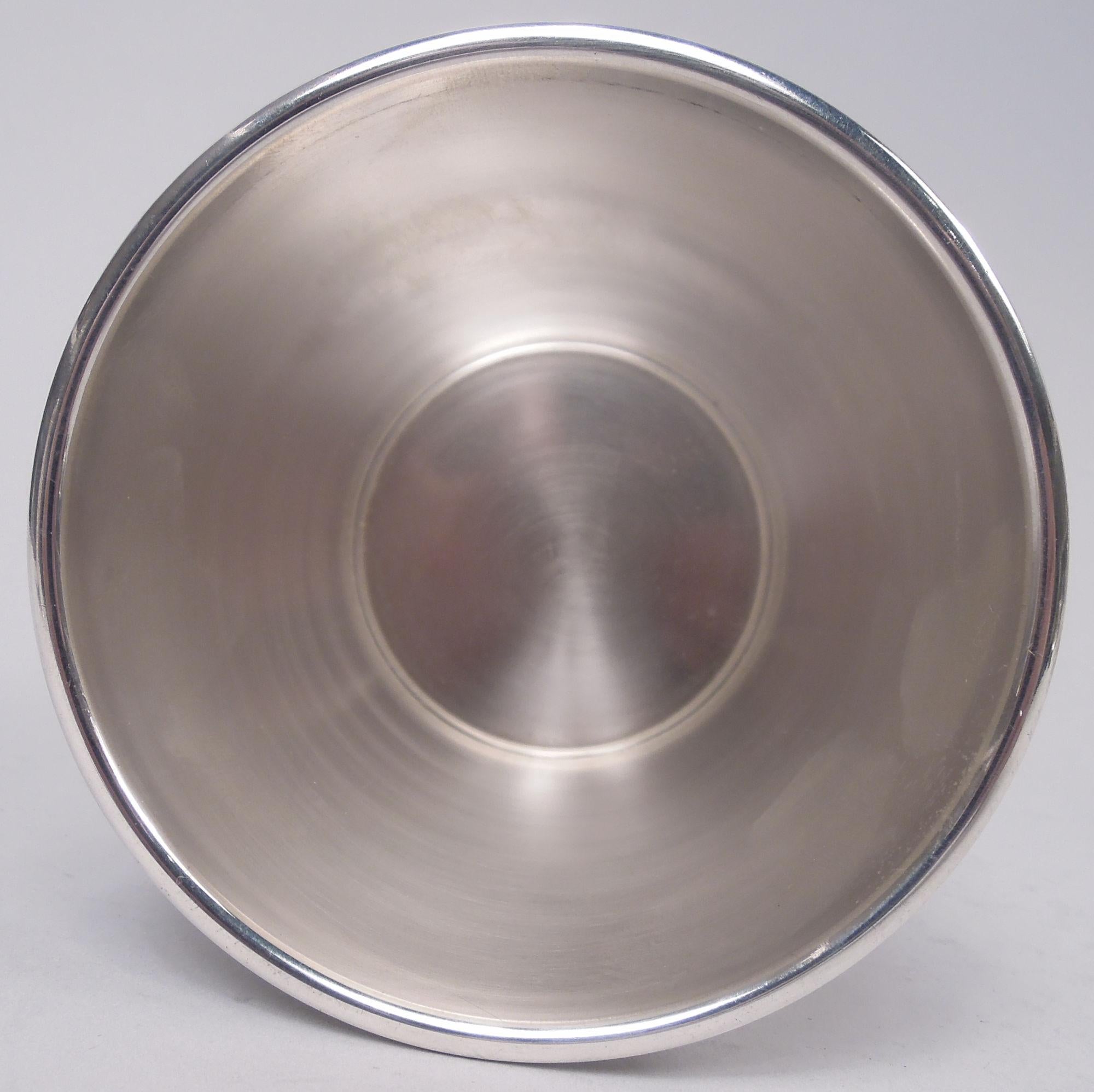 Modern Set of 8 Kirk Sterling Silver Mint Julep Cups For Sale